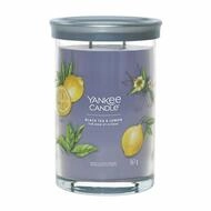 Yankee Candle Duftkerze Aromatic candle Signature tumbler large Black Tea & Lemon 567