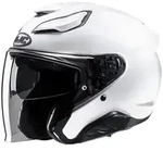 HJC Motorradhelm HJC F31 Solid wei&szlig; Jethelm (1er Set) wei&szlig; XS