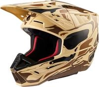Alpinestars Motocrosshelm S-M5 Mineral 2024 Motocross Helm, Notfallsystem-Polsterung