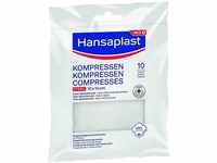 Hansaplast Wundpflaster Hansaplast Sterile Kompressen 10 cm x 10 cm, 5 x 2...