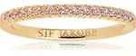 Sif Jakobs Jewellery Silberring, Zirkonia goldfarben|rosa 52