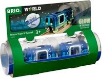 BRIO&reg; Spielzeug-Zug BRIO&reg; WORLD, Tunnelbox U-Bahn, leuchtet im Dunkeln