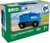 BRIO&reg; Spielzeug-Lokomotive BRIO&reg; WORLD, Blaue Batterie-Frachtlok