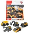 Simba Dickie Spielzeug-Baumaschine DICKIE TOYS Micro Workers Volvo 5-teilig 9cm