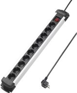 Sygonix 10-fach-Steckdosenleiste mit Aluprofil SY-4538266 Steckdosenleiste, mit