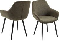 SalesFever Armlehnstuhl Komfortabler Esszimmerstuhl zum Relaxen (Set, 2 St)