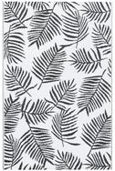 vidaXL Outdoorteppich, BalkonteppichWei&szlig; und Schwarz 120x180 cm PP