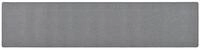 vidaXL Teppich Teppichl&auml;ufer Dunkelgrau 50x250 cm, Rechteckig, H&ouml;he: 0.3 mm