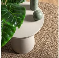 vidaXL Teppich, 120 cm Jute-Optik Innen und Au&szlig;en