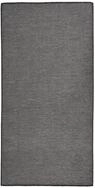 vidaXL Teppich Outdoor-Teppich Flachgewebe 100x200 cm Grau, Rechteckig