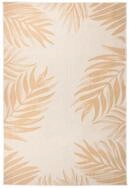 vidaXL Teppich Outdoor-Teppich Flachgewebe 160x230 cm Blattmuster, Rechteckig