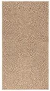 vidaXL Teppich Teppich 80x150 cm Jute-Optik Innen und Au&szlig;en, Rechteckig