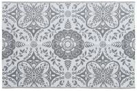 vidaXL Outdoorteppich, BalkonteppichHellgrau 190x290 cm PP