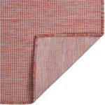 vidaXL Teppich Outdoor-Teppich Flachgewebe 200x280 cm Rot, Rechteckig