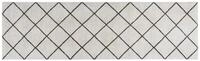 vidaXL Teppich, K&uuml;chenteppich Waschbar Quadrat 60x180 cm Samt