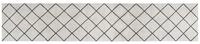 vidaXL Fu&szlig;matte 60 x 300 cm K&uuml;chenteppich Waschbar Quadrat 60x300 cm Samt,