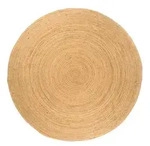 vidaXL Teppich Teppich Jute Geflochten 240 cm Rund, Runde