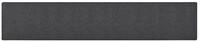 vidaXL Teppich Teppichl&auml;ufer Anthrazit 50x300 cm, Rechteckig, H&ouml;he: 0.3 mm