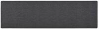vidaXL Teppich Teppichl&auml;ufer Anthrazit 50x200 cm, Rechteckig, H&ouml;he: 0.3 mm
