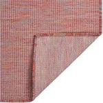 vidaXL Teppich, Outdoor-Teppich Flachgewebe 80x250 cm Rot