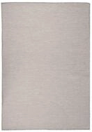 vidaXL Teppich Outdoor-Teppich Flachgewebe 140x200 cm Hellgrau, Rechteckig