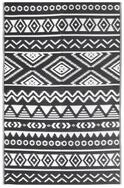 vidaXL Outdoorteppich, BalkonteppichSchwarz 190x290 cm PP