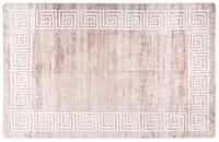 vidaXL Teppich Teppich Waschbar 80x150 cm Beige, Rechteckig