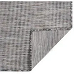 vidaXL Teppich, Outdoor-Teppich Flachgewebe 100x200 cm Braun und Blau