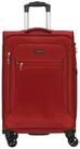 D&N Koffer Travel Line 6404 - 4-Rollen-Trolley M 68 cm (bordeaux), 4 Rollen...