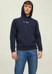 Kapuzensweatshirt JACK & JONES "JPRBLUARCHIE SWEAT HOOD NOOS", Herren, Gr. S, blau