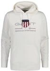 Sweatshirt GANT "Sweatshirt REGULAR ARCHIVE SHIELD HOODIE", Herren, Gr. S, wei&szlig;