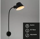 Briloner Leuchten Tischleuchte Tischlampe Extra-Warmwei&szlig; schwenkbar E27, ohne