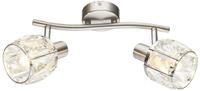 GLOBO LIGHTING Deckenspot GLOBO Lighting Strahler KRIS L 28 cm silber Deckenspot