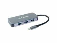 D-Link DUB-2335 6-in-1 USB-C Hub mit HDMI/Gigabit Ethernet/Power Delivery