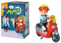 Idena Puppen Fahrzeug Zapf Creation Puppe BABY born Minis mit Scooter 7cm