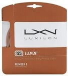 Luxilon Tennissaite Element (Haltbarkeit+Touch) bronzebraun 12m Set, Saitendicke: