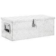 vidaXL Werkzeugbox Aufbewahrungsbox Silbern 70x31x27 cm Aluminium (1 St)
