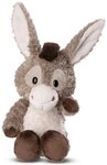 Nici Kuscheltier Farm Friends, Esel Donkeylee, 33 cm, enth&auml;lt recyceltes Material