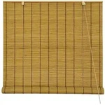 Rollo Bambusrollo, 100 x 160 cm, braun, Victoria M., verdunkelnd, ohne Bohren,