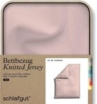 Schlafgut Bettbezug Premium Bettbezug Knitted Jersey (1 St), (1 St), Ton-in-Ton
