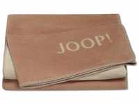 Joop! Uni-Doubleface Decke - kupfer-sand - 150x200 cm