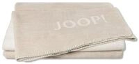 JOOP! Tagesdecke JOOP! Uni-Doubleface Plaid / Decke Chateau-Natur 150 x 200cm