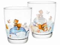 Villeroy & Boch Happy as a Bear Kinderglas, Set 2tlg. bunt