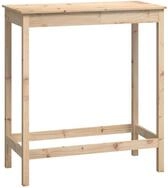 vidaXL Esstisch, Bartisch 100x50x110 cm Massivholz Kiefer