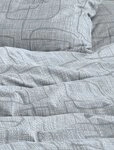 Irisette Bettw&auml;sche Irisette Feinbiber Bettw&auml;sche K 155x220 Retro Seile rauchblau