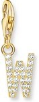 THOMAS SABO Kettenanh&auml;nger Thomas Sabo Damen-Charm 925er Silber Zirkonia