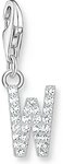 THOMAS SABO Kettenanh&auml;nger Thomas Sabo Damen-Charm 925er Silber Zirkonia