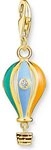 THOMAS SABO Charm-Einh&auml;nger Charm-Anh&auml;nger Bunter Hei&szlig;luftballon Vergoldet