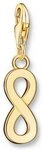 THOMAS SABO Kettenanh&auml;nger Thomas Sabo Damen-Charm 925er Silber