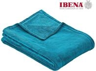 Wohndecke Uni Fleecedecke Olbia, IBENA, einfarbig schick, Kuscheldecke